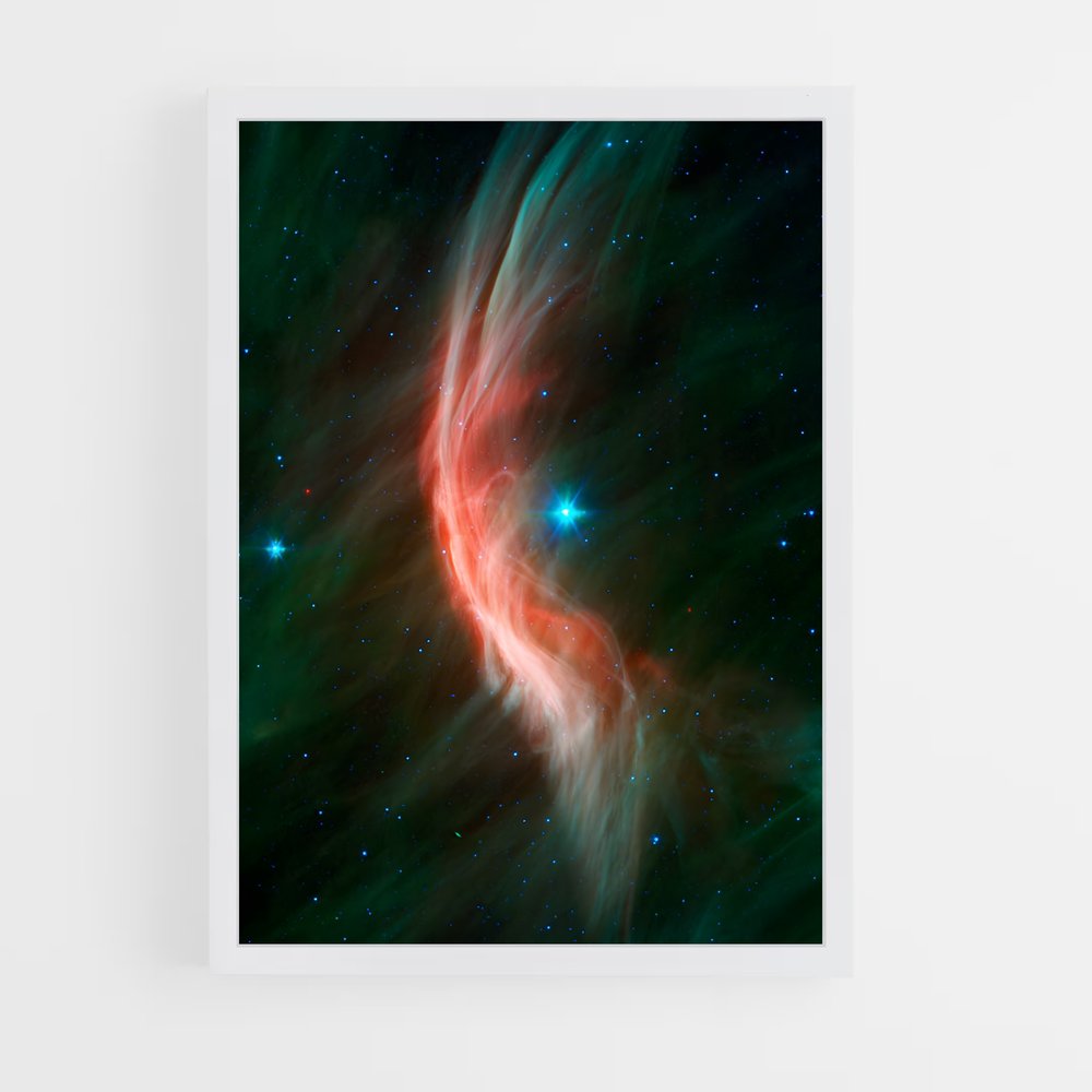 Poster Nebula Écarlate – affiche Astronomie (vue 3)